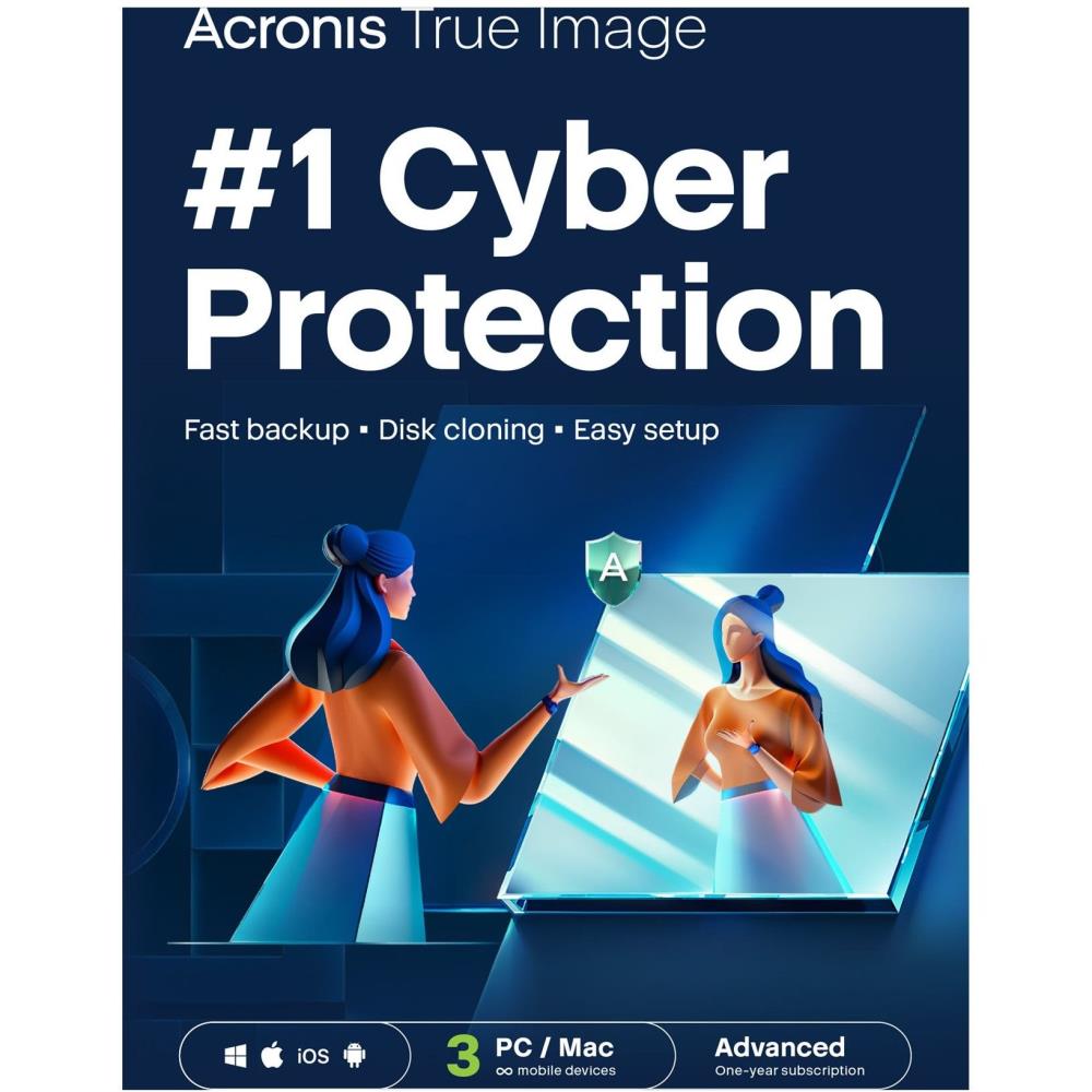 Acronis True Image Advanced (50gb) 3Pc 1Year