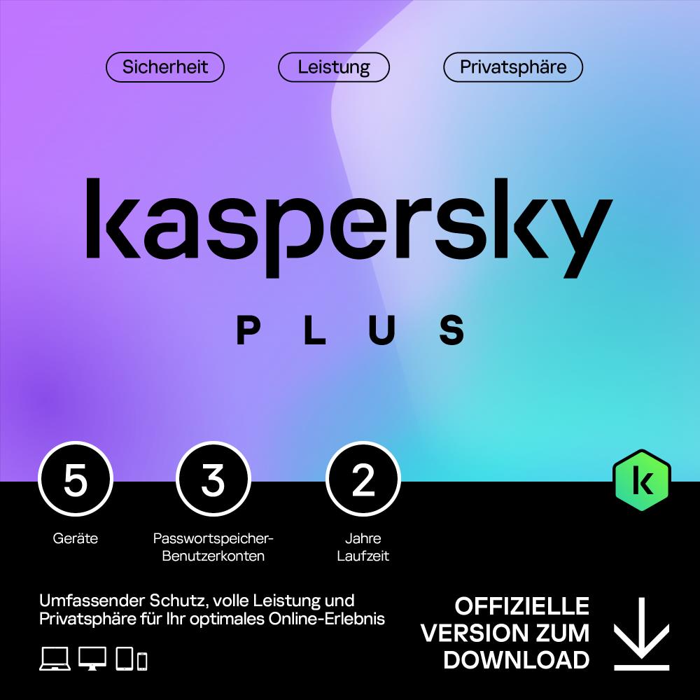 Kaspersky Plus Security 5 Pc 2 Jahre