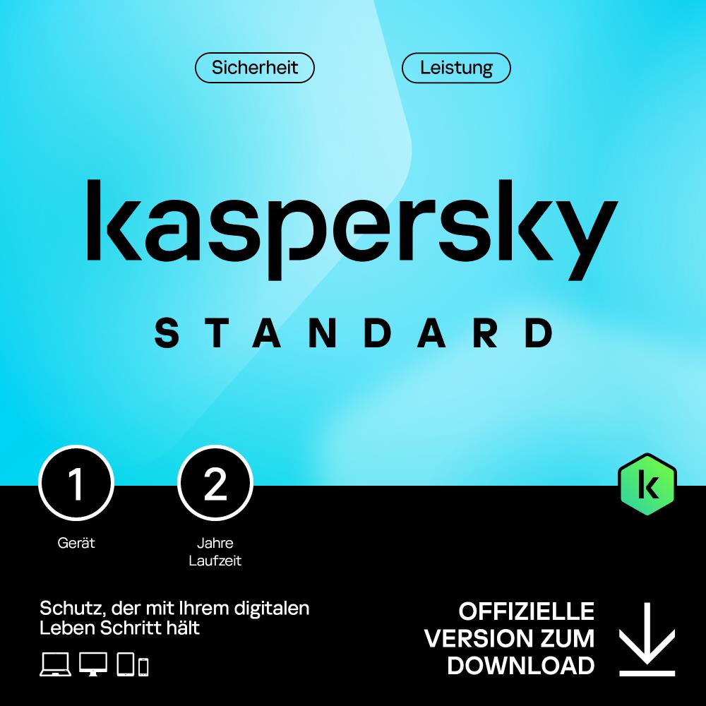 Kaspersky Standard Security 1 Pc 2 Jahre