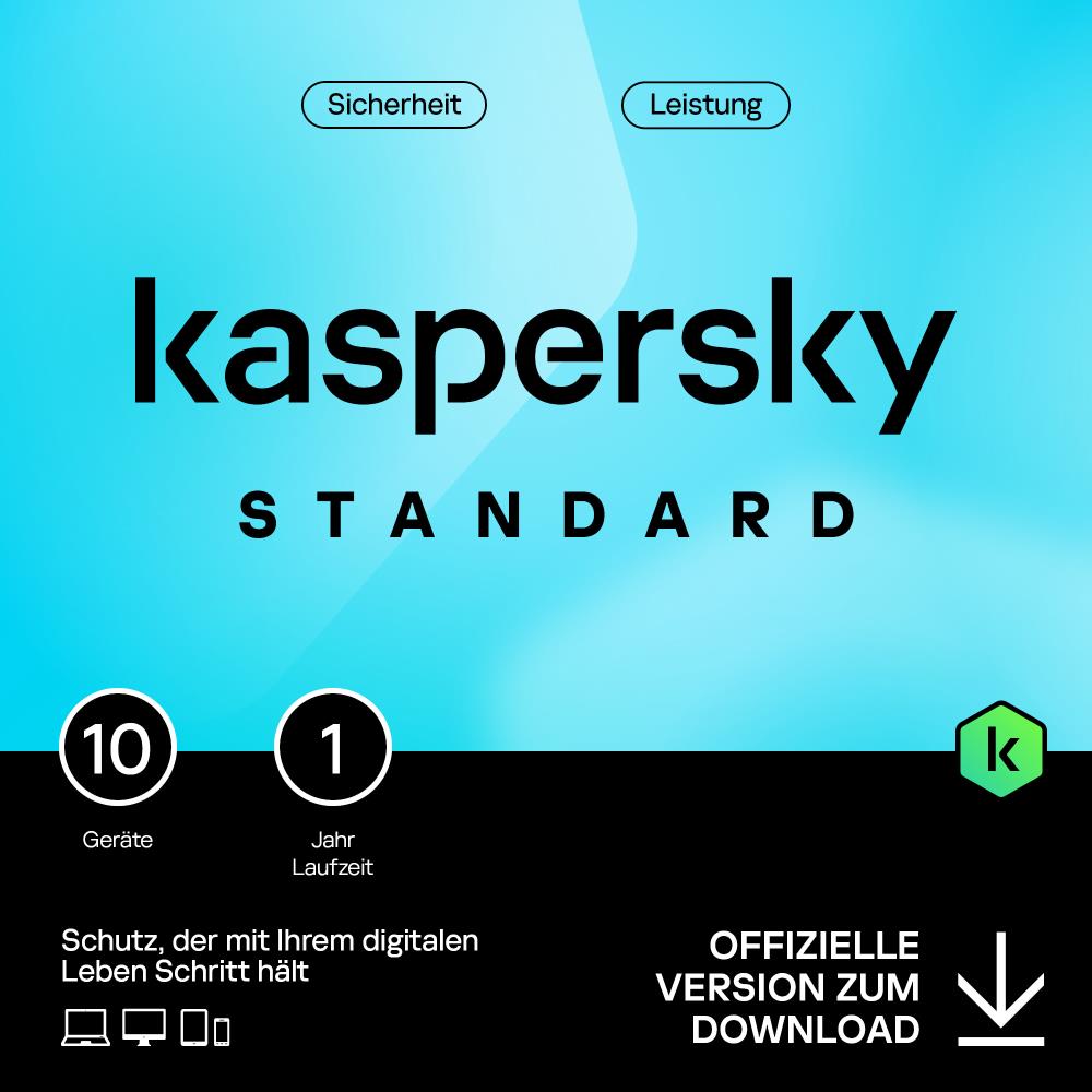 Kaspersky Standard Security 10 Pc 1 Jahr