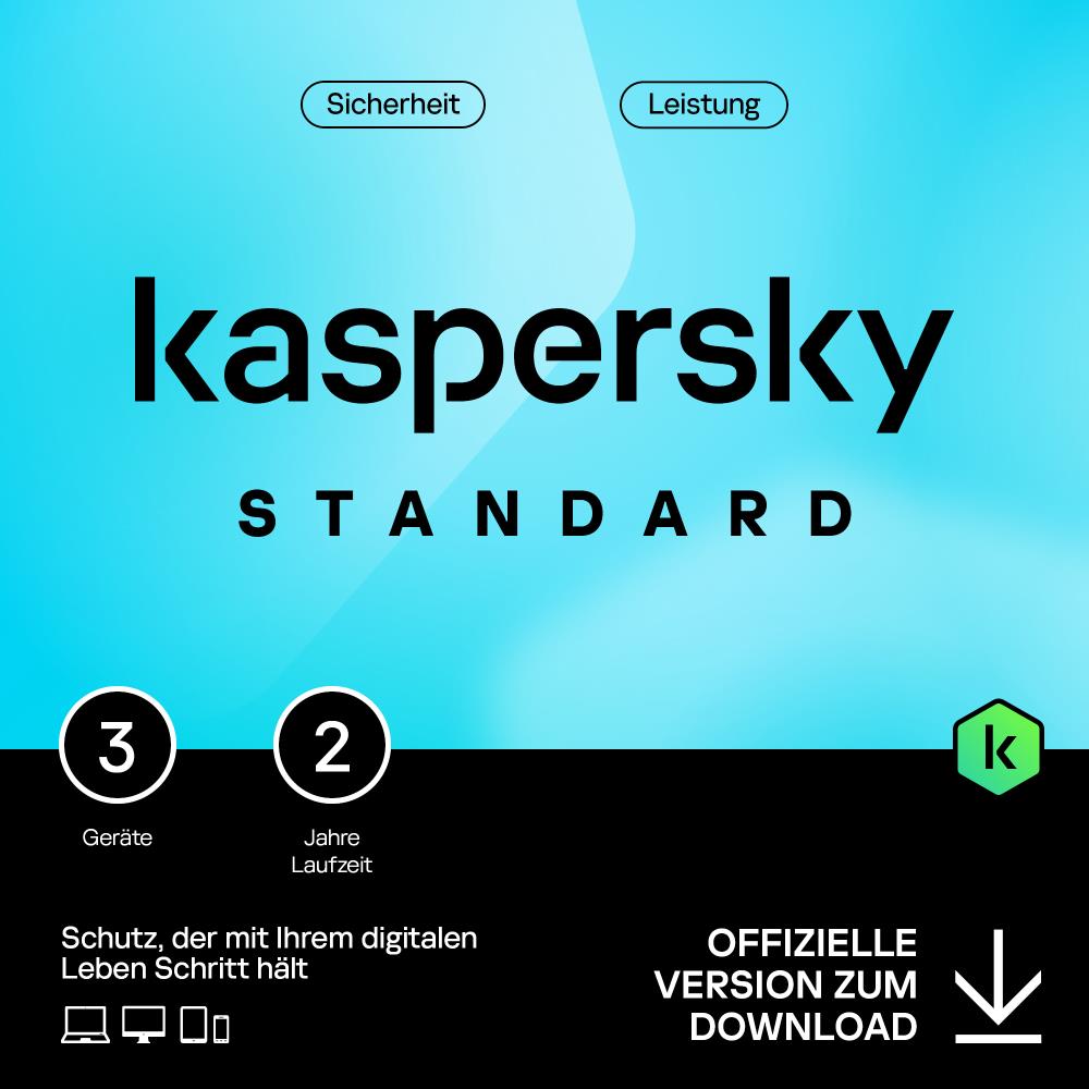 Kaspersky Standard Security 3 Pc 2 Jahre