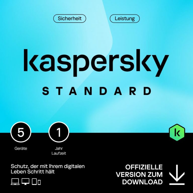 Kaspersky Standard Security 5 Pc 1 Jahr