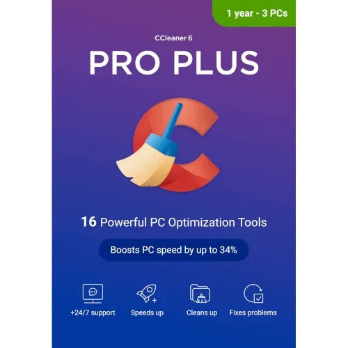 CCleaner Professional PLUS 3 Geräte 1 Jahr