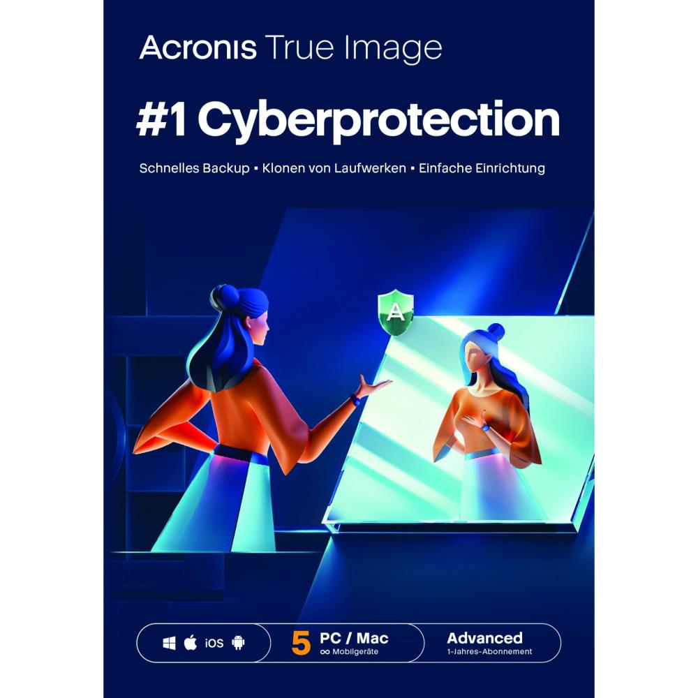 Acronis True Image Advanced (500gb) 5Pc 1Year