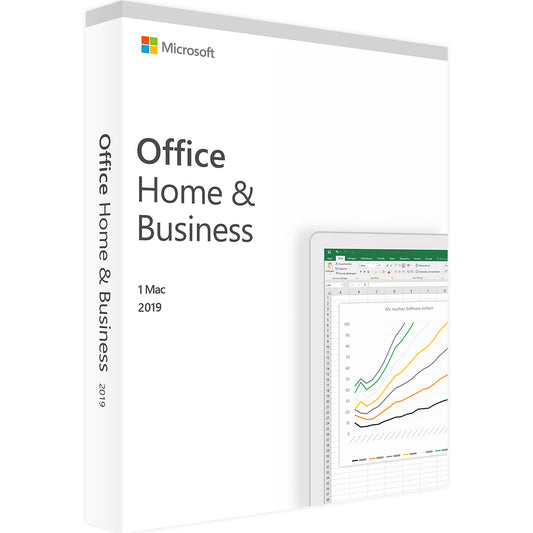 Microsoft Office 2019 Home and Business MAC - Retail Lifetime