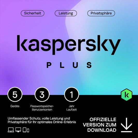Kaspersky Plus Security 5 Pc 1 Jahr